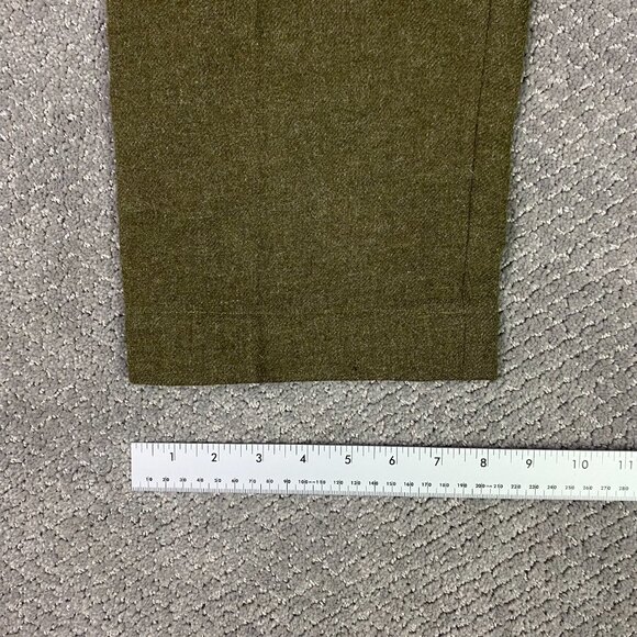 Vintage 50s Canadian Army Wool Field Trousers Pants Men's 31 x 28 Olive Military - Picture 11 of 15